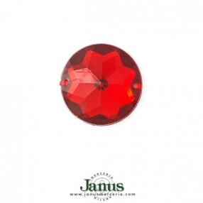 round-acrylic-stone-25mm-red