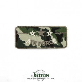 PATCH MILITARE AIR FORCE 80X35MM VERDE