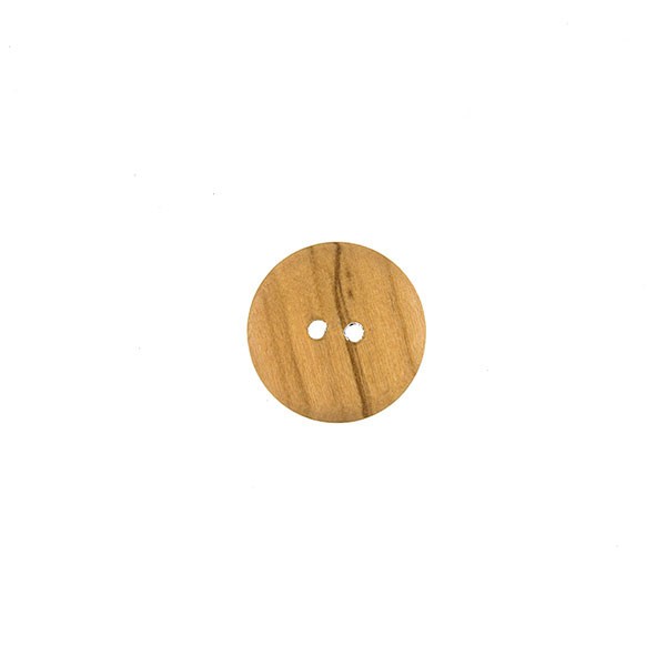 OLIVE NATURAL WOOD BUTTON - LIGHT OLIVE TREE