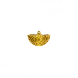 SHANK DOME METAL BUTTON - GOLD
