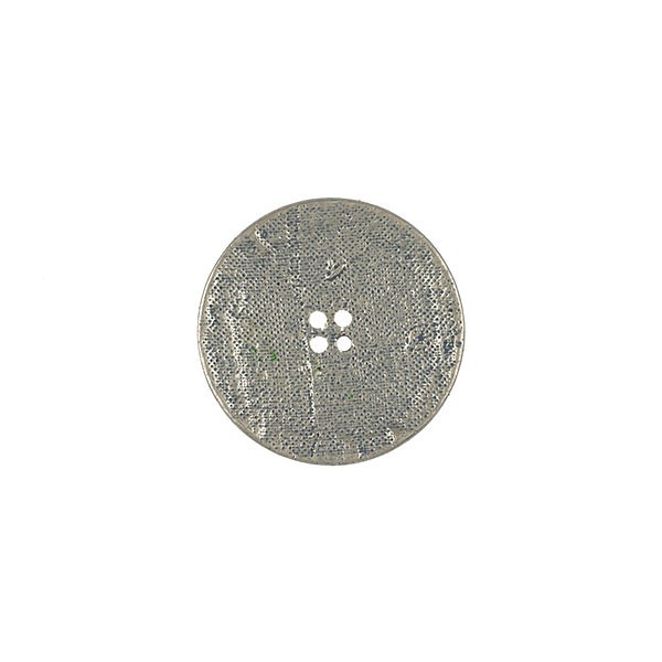 4-HOLE SERIGRAPHY ABS BUTTON - SILVER