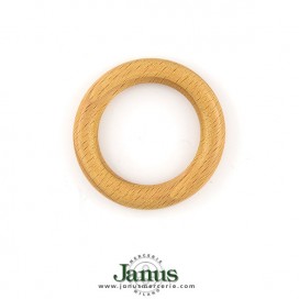 ANTIQUE WOOD CURTAIN RINGS - NATURAL