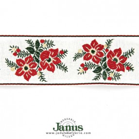 jacquard-christmas-trim-flower-design