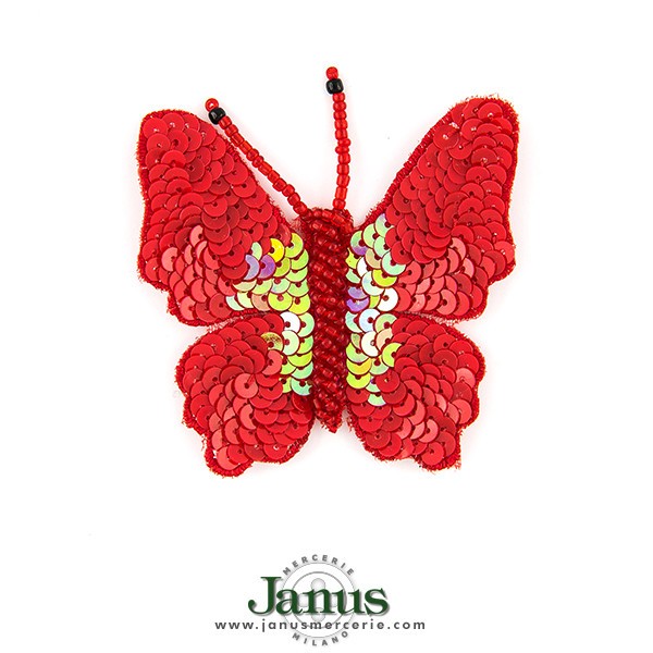 patch-termoadesiva-farfalla-paillettesperline-rossa