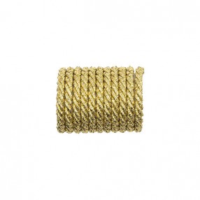 METALLIC TWISTED ROPE - GOLD