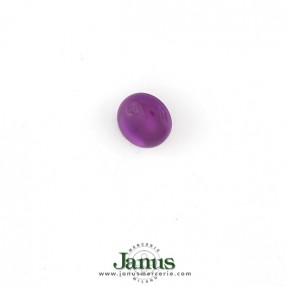 POLYESTER DOME BUTTON WITH METAL SHANK - VIOLET