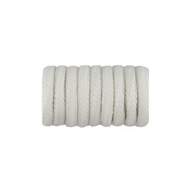 NATURAL COTTON PIPING CORD- WHITE