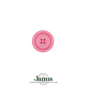 4-HOLES POLYESTER  BUTTON - PINK