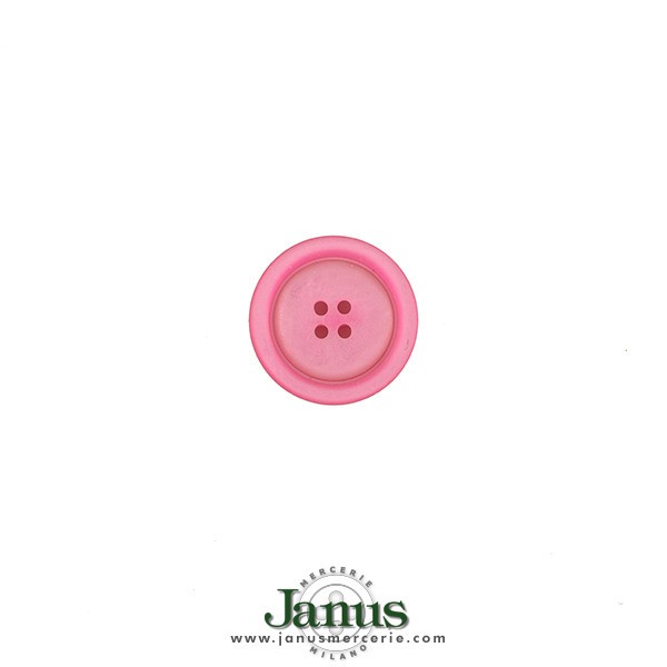 4-HOLES POLYESTER  BUTTON - PINK