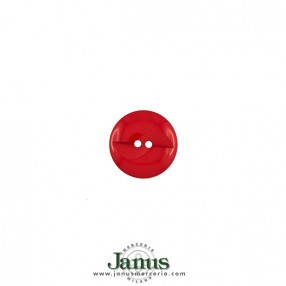 2 HOLES BUTTON - RED