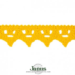 yellow cotton lace 25mm