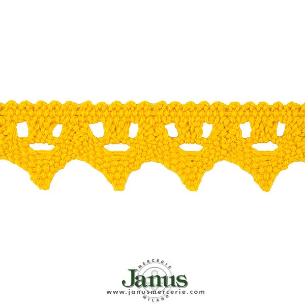 yellow cotton lace 25mm
