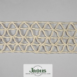 beige cord lace 80mm