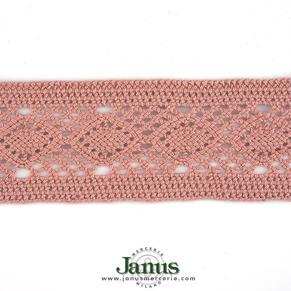 pink cotton lace 45mm