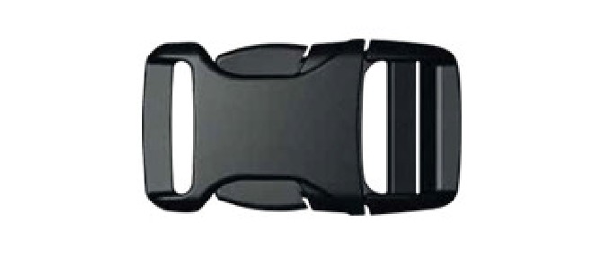 CLASSIC AND TIMELESS BUCKLE - BLACK