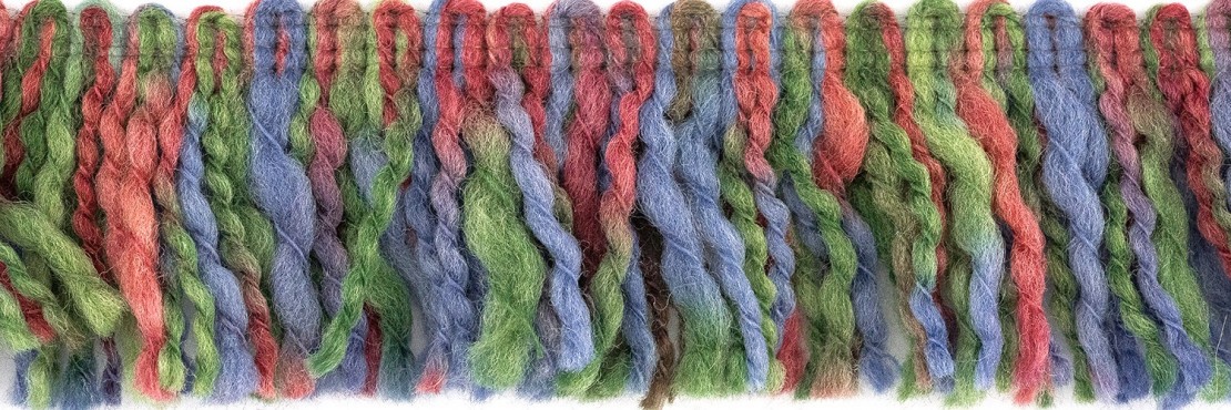 Multicolor Wool Fringe